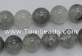 CCQ53 15.5 inches 12mm round cloudy quartz beads wholesale