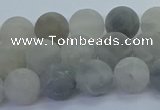 CCQ562 15.5 inches 8mm round matte cloudy quartz beads wholesale