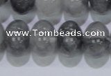 CCQ72 15.5 inches 13*18mm rondelle cloudy quartz beads wholesale