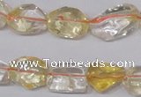 CCR100 15.5 inches 8-15mm natural citrine gemstone nugget beads