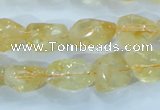 CCR101 15.5 inches 8-14mm natural citrine gemstone nugget beads