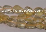 CCR217 15.5 inches 9*12mm nuggets natural citrine gemstone beads