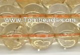 CCR347 15.5 inches 10mm round natural citrine beads wholesale