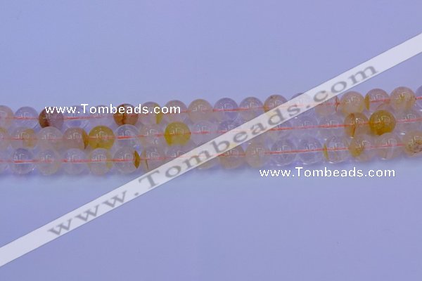 CCR363 15.5 inches 10mm round citrine beads wholesale