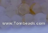 CCR373 15.5 inches 10mm round matte citrine beads wholesale