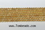 CCR378 15.5 inches 6mm round citrine gemstone beads wholesale