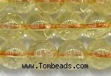 CCR381 15 inches 6mm round citrine beads wholesale