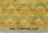 CCR382 15 inches 8mm round citrine beads wholesale