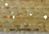 CCR396 15 inches 4*5mm faceted rondelle citrine beads
