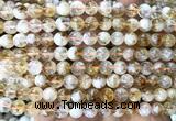 CCR432 15 inches 7mm round citrine beads wholesale