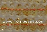 CCR52 15.5 inches 5*8mm faceted rondelle natural citrine beads