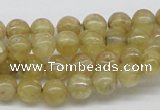 CCR81 15.5 inches 8mm round citrine gemstone beads wholesale