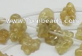 CCR87 15.5 inches 15mm chips citrine gemstone beads wholesale