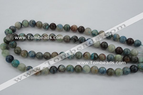 CCS02 15.5 inches 10mm round natural chrysocolla gemstone beads