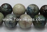 CCS03 15.5 inches 16mm round natural chrysocolla gemstone beads