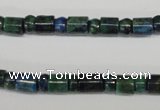 CCS152 15.5 inches 4*6mm rondelle & 6*7mm tube dyed chrysocolla beads