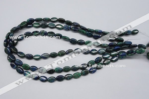 CCS164 15.5 inches 8*12mm oval dyed chrysocolla gemstone beads