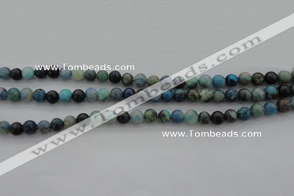 CCS20 15.5 inches 6mm round natural chrysocolla gemstone beads