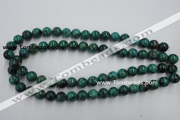 CCS204 15.5 inches 10mm round natural Chinese chrysocolla beads