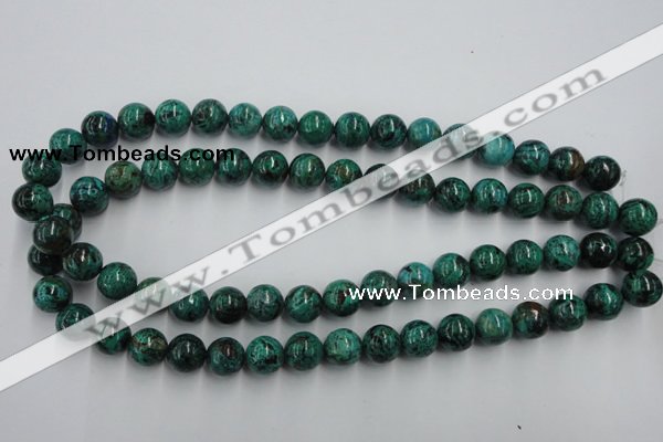 CCS205 15.5 inches 12mm round natural Chinese chrysocolla beads