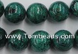 CCS206 15.5 inches 14mm round natural Chinese chrysocolla beads