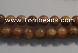 CCS351 15.5 inches 6mm round AB grade natural golden sunstone beads