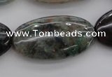 CCS37 15.5 inches 20*40mm oval natural chrysocolla gemstone beads