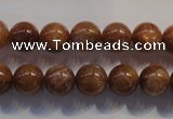 CCS373 15.5 inches 10mm round AA grade natural golden sunstone beads