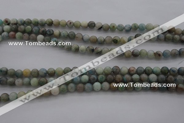 CCS41 15.5 inches 6mm round natural chrysocolla gemstone beads