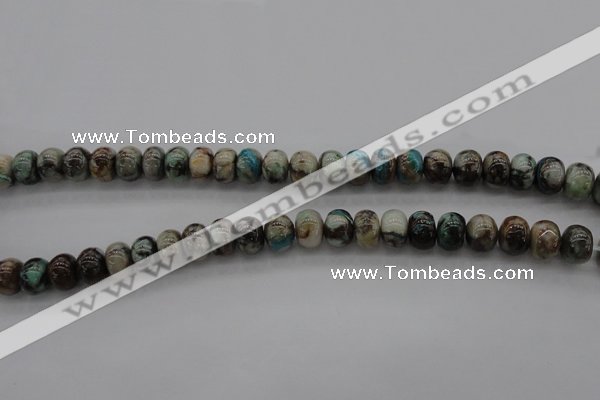 CCS43 15.5 inches 5*8mm rondelle natural chrysocolla gemstone beads