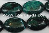 CCS446 15.5 inches 18*25mm oval dyed chrysocolla gemstone beads