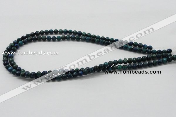 CCS51 16 inches 6mm round dyed chrysocolla gemstone beads wholesale