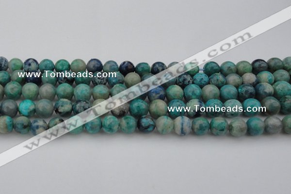 CCS513 15.5 inches 10mm round natural chrysocolla gemstone beads