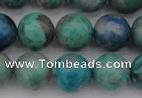 CCS514 15.5 inches 12mm round natural chrysocolla gemstone beads