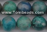 CCS515 15.5 inches 14mm round natural chrysocolla gemstone beads