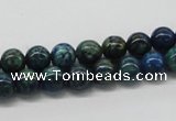 CCS52 16 inches 8mm round dyed chrysocolla gemstone beads wholesale