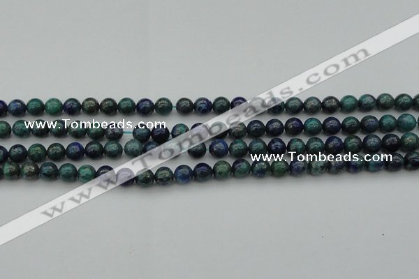 CCS521 15.5 inches 6mm round dyed chrysocolla gemstone beads