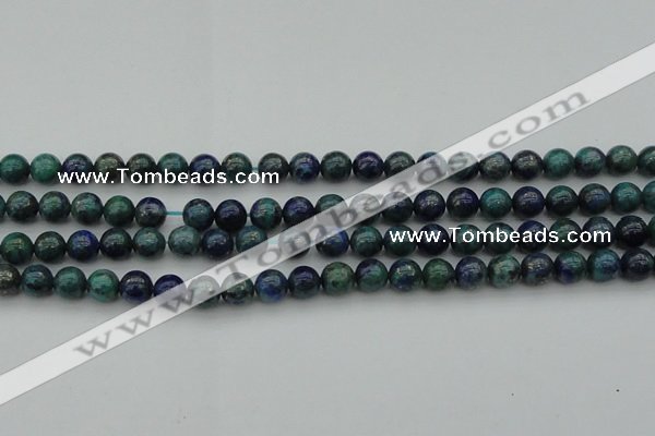 CCS522 15.5 inches 8mm round dyed chrysocolla gemstone beads