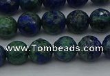 CCS533 15.5 inches 10mm faceted round dyed chrysocolla beads