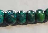 CCS621 15.5 inches 6*10mm – 15*20mm rondelle dyed chrysocolla beads