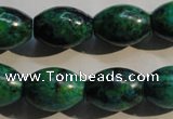 CCS633 15.5 inches 13*18mm rice dyed chrysocolla gemstone beads