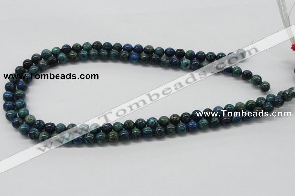 CCS70 15.5 inches 10mm round dyed chrysocolla gemstone beads