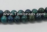 CCS71 15.5 inches 12mm round dyed chrysocolla gemstone beads