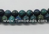 CCS72 15.5 inches 14mm round dyed chrysocolla gemstone beads