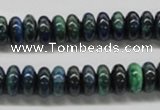 CCS74 15.5 inches 6*10mm rondelle dyed chrysocolla gemstone beads