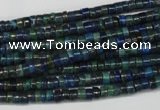 CCS75 15.5 inches 2*4mm heishi dyed chrysocolla gemstone beads