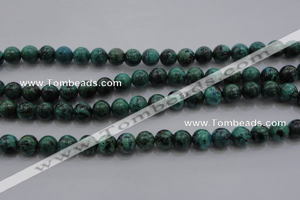 CCS801 15.5 inches 6mm round natural Chinese chrysocolla beads