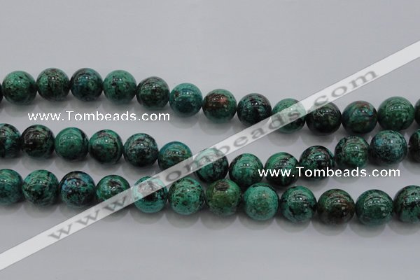 CCS803 15.5 inches 10mm round natural Chinese chrysocolla beads