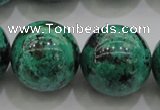 CCS808 15.5 inches 20mm round natural Chinese chrysocolla beads