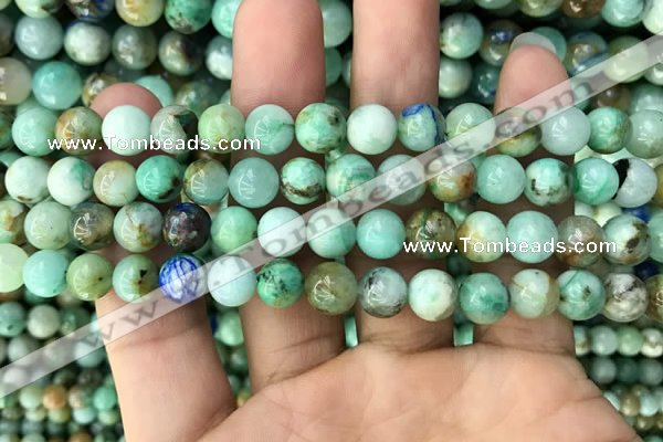 CCS866 15.5 inches 8mm round chrysocolla gemstone beads